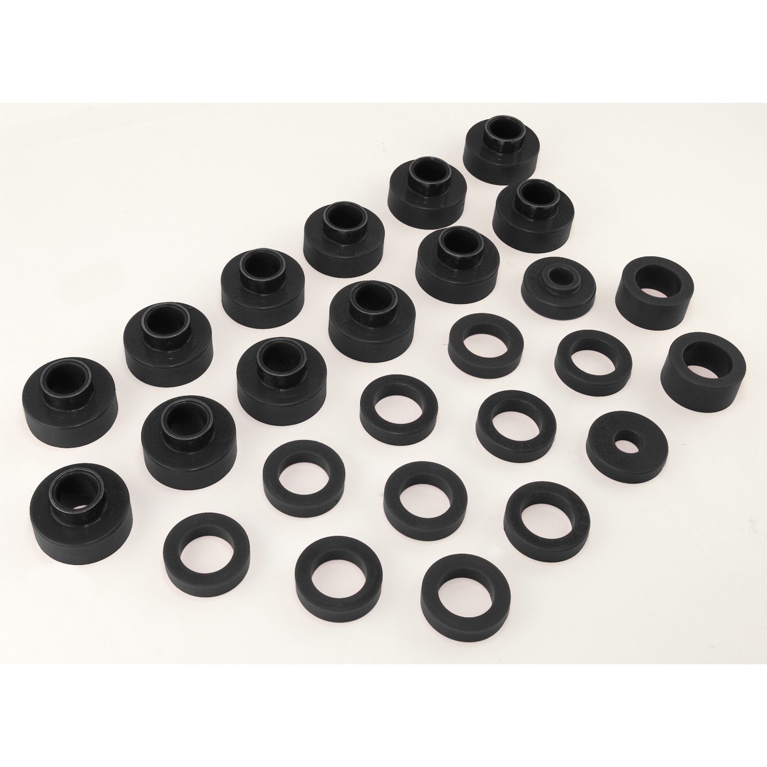 Body Mount Kit, Black; 81-86 Jeep CJ8