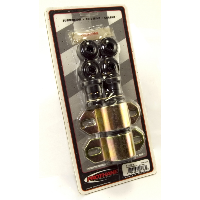 Suspension Stabilizer Bar Bushing Kit, Front, Black, 1 Inch; 84-01 XJ