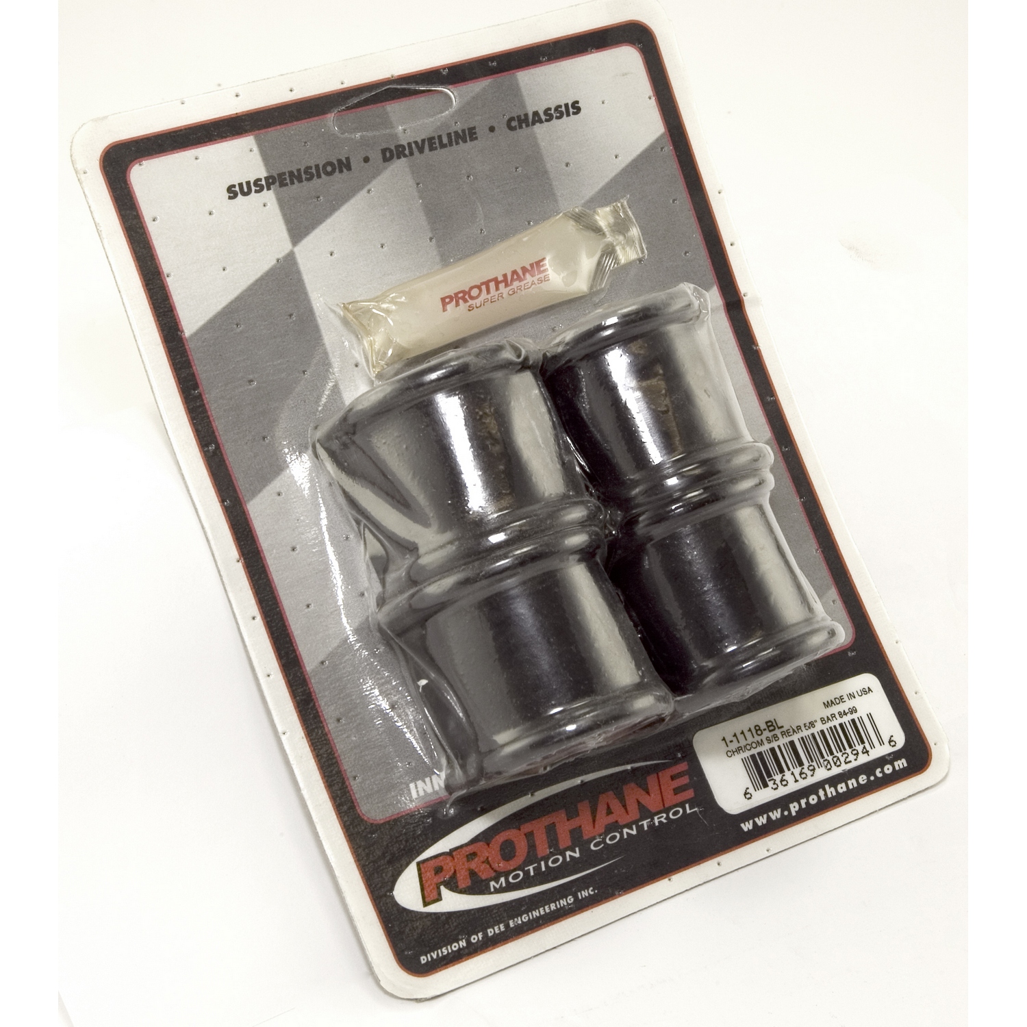 Suspension Stabilizer Bar Bushing Kit, Rear, Black, 5/8 Inch; 84-01 XJ