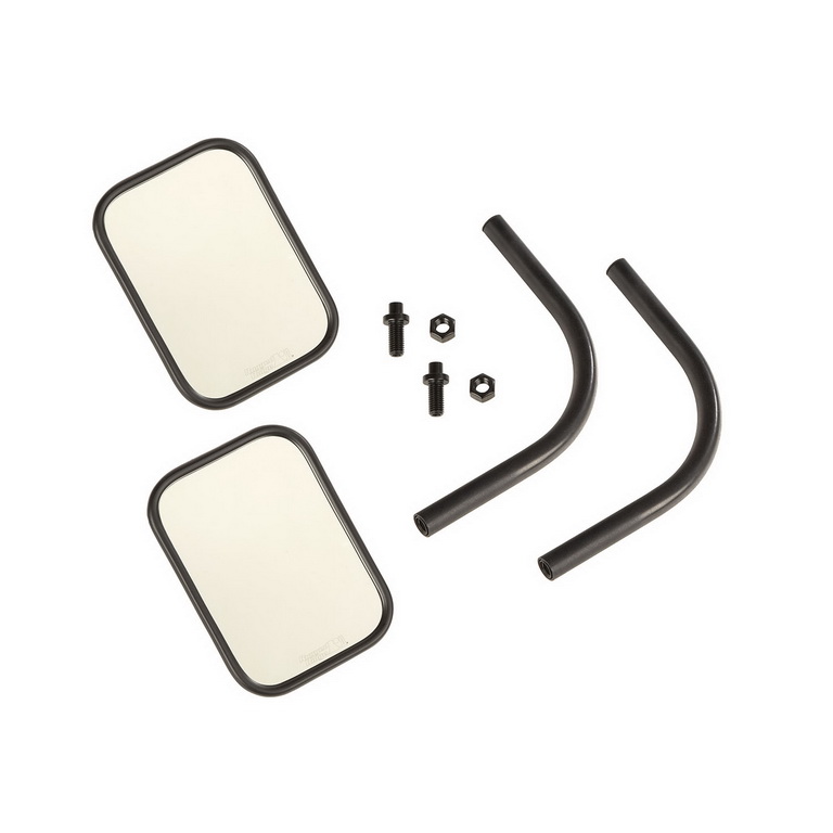 Trail Mirror Kit, Rectangular, Pair; 18-21 Wrangler /  Gladiator