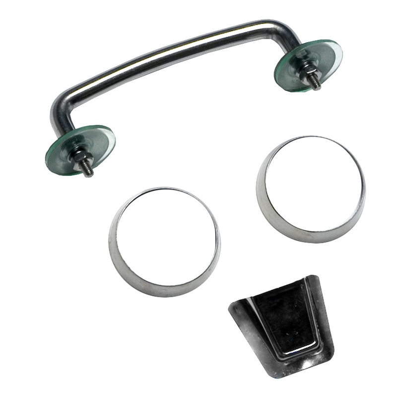 Windshield Tie Down Kit, Stainless Steel; 07-12 Jeep Wrangler JK