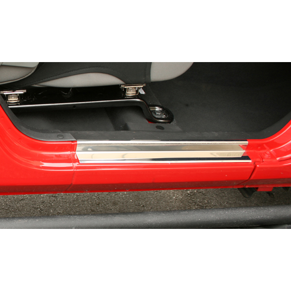 Door Entry Guard Kit, Stainless Steel; 07-18 Jeep Wrangler JK
