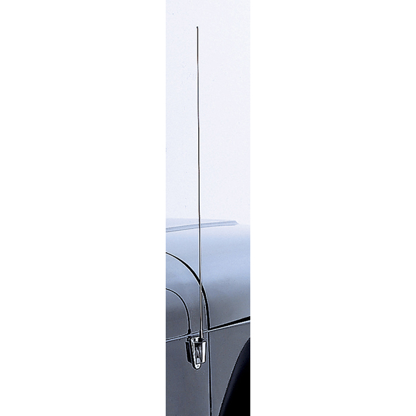 Antenna Kit, Mast/Base Cover, Stainless Steel; 97-06 Wrangler TJ/LJ