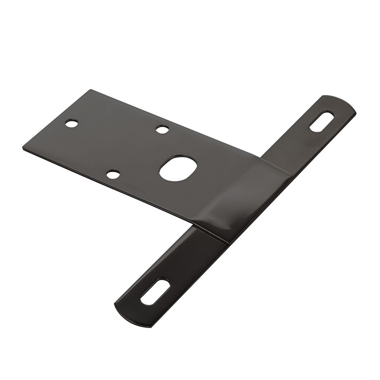 License Plate Bracket, Black; 76-86 Jeep CJ - 1