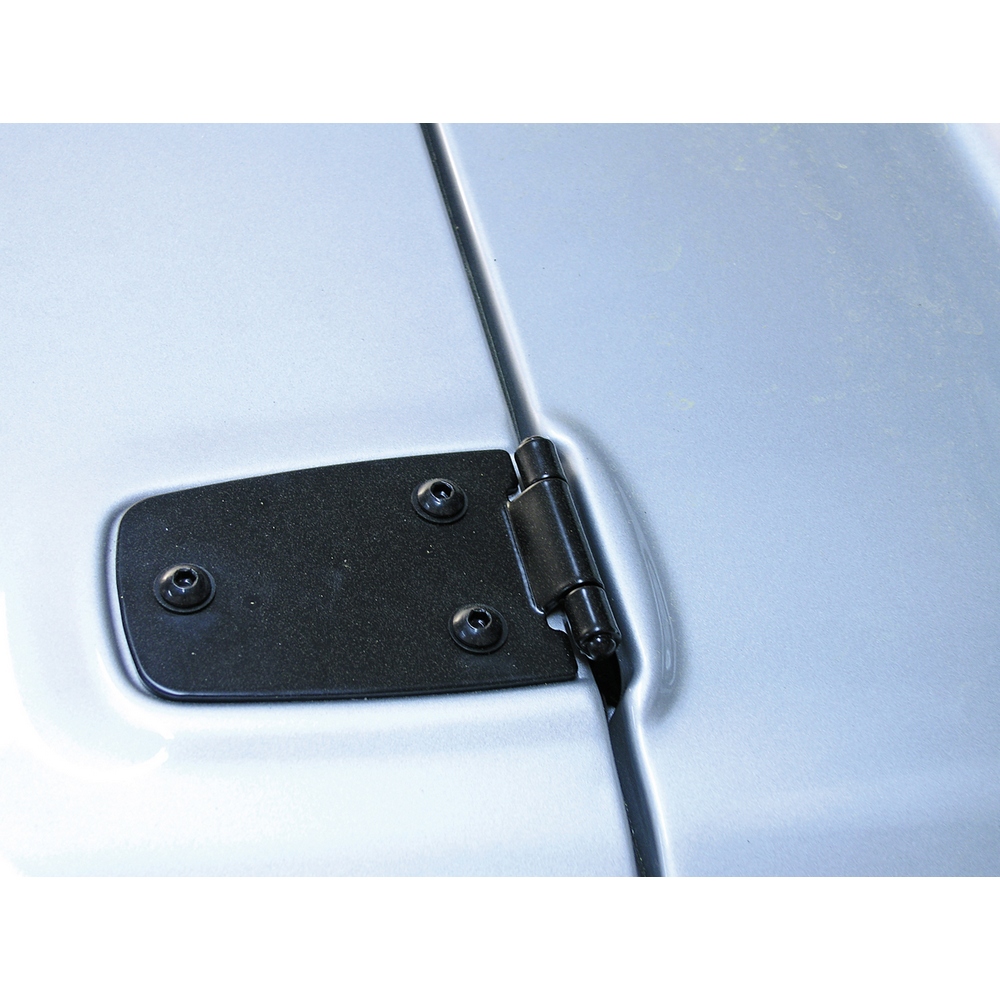 Zawiasy maski, czarne, 76-95 Jeep CJ/Wrangler YJ - 1