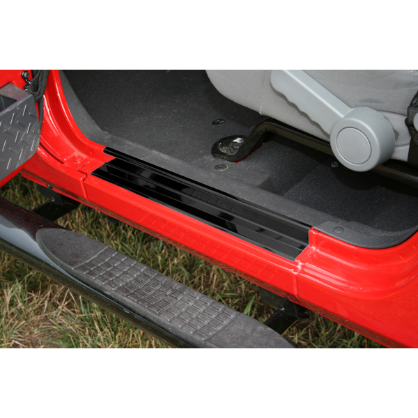 Entry Guard Kit, Door Sill, Black; 07-18 Jeep Wrangler JK - 1