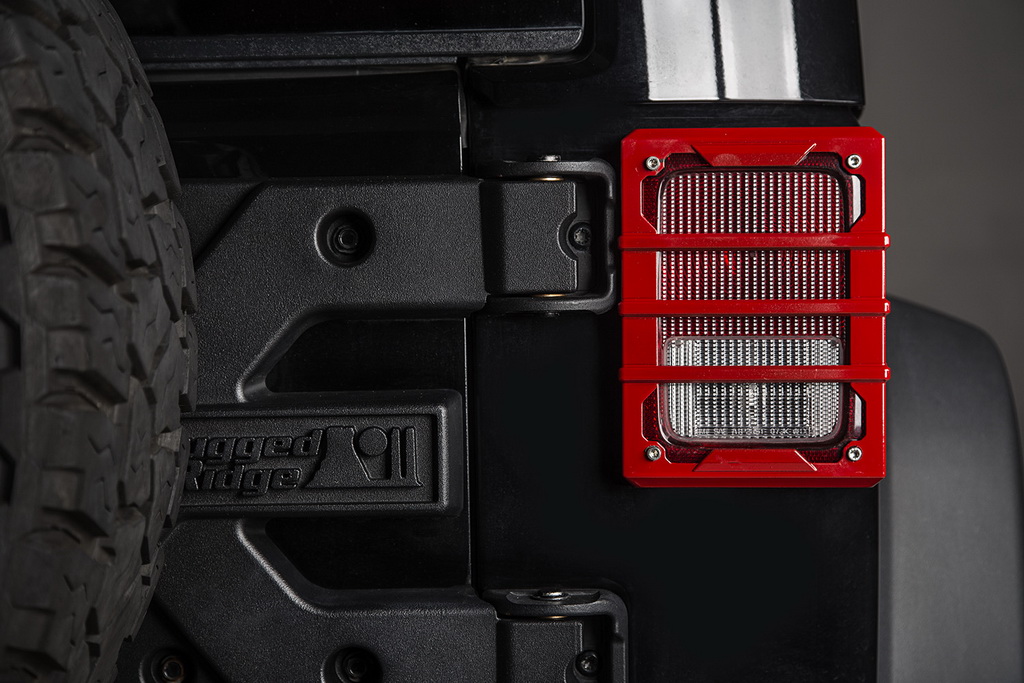 Elite Guard Kit, Tail Light, Red; 07-18 Jeep Wrangler JK - 3