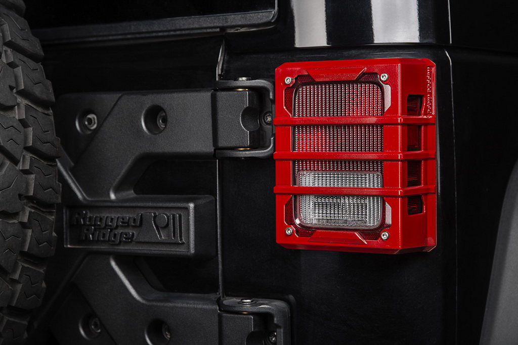 Elite Guard Kit, Tail Light, Red; 07-18 Jeep Wrangler JK - 4