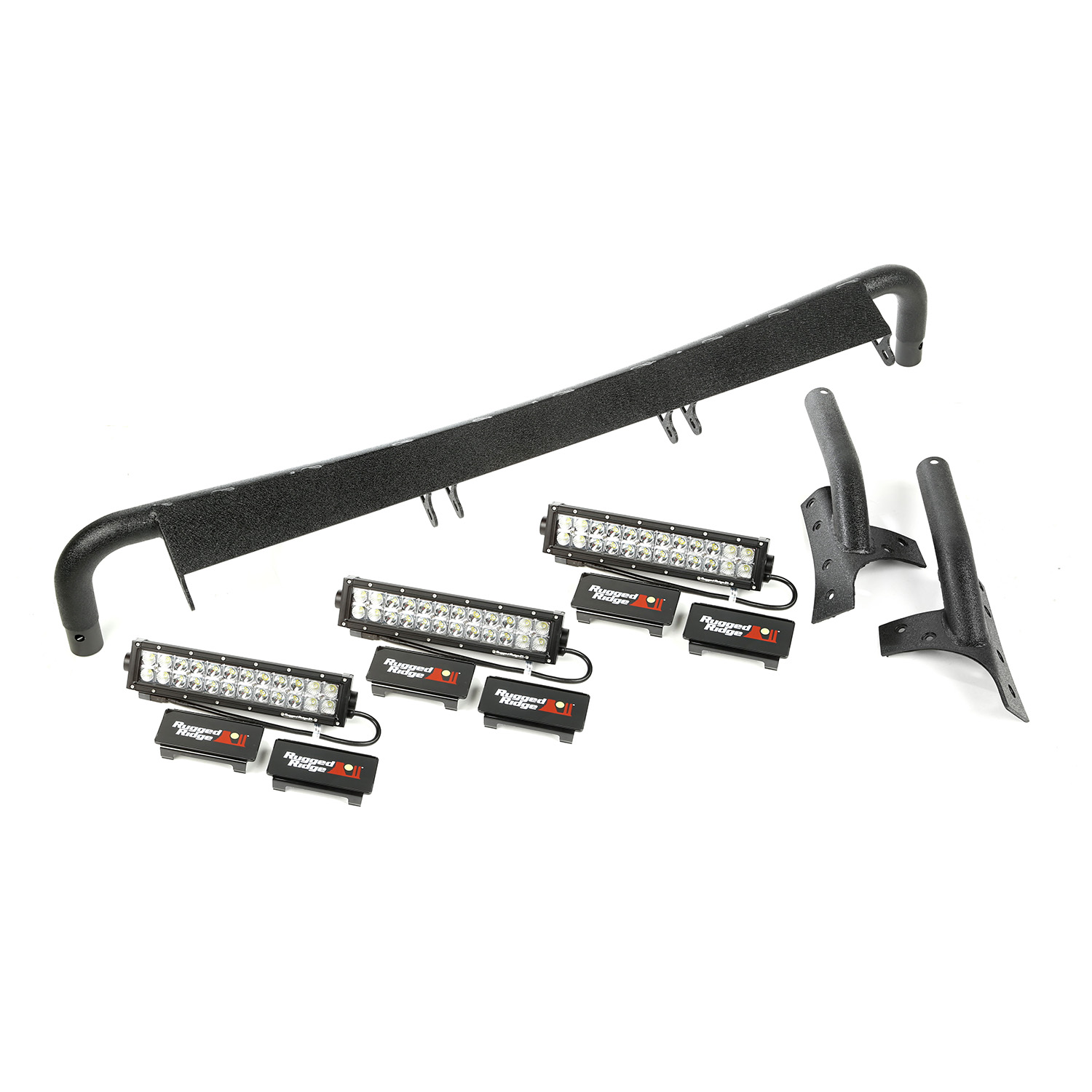 Light Bar Kit, Windshield Mounted; 07-18 Jeep Wrangler JK - 1
