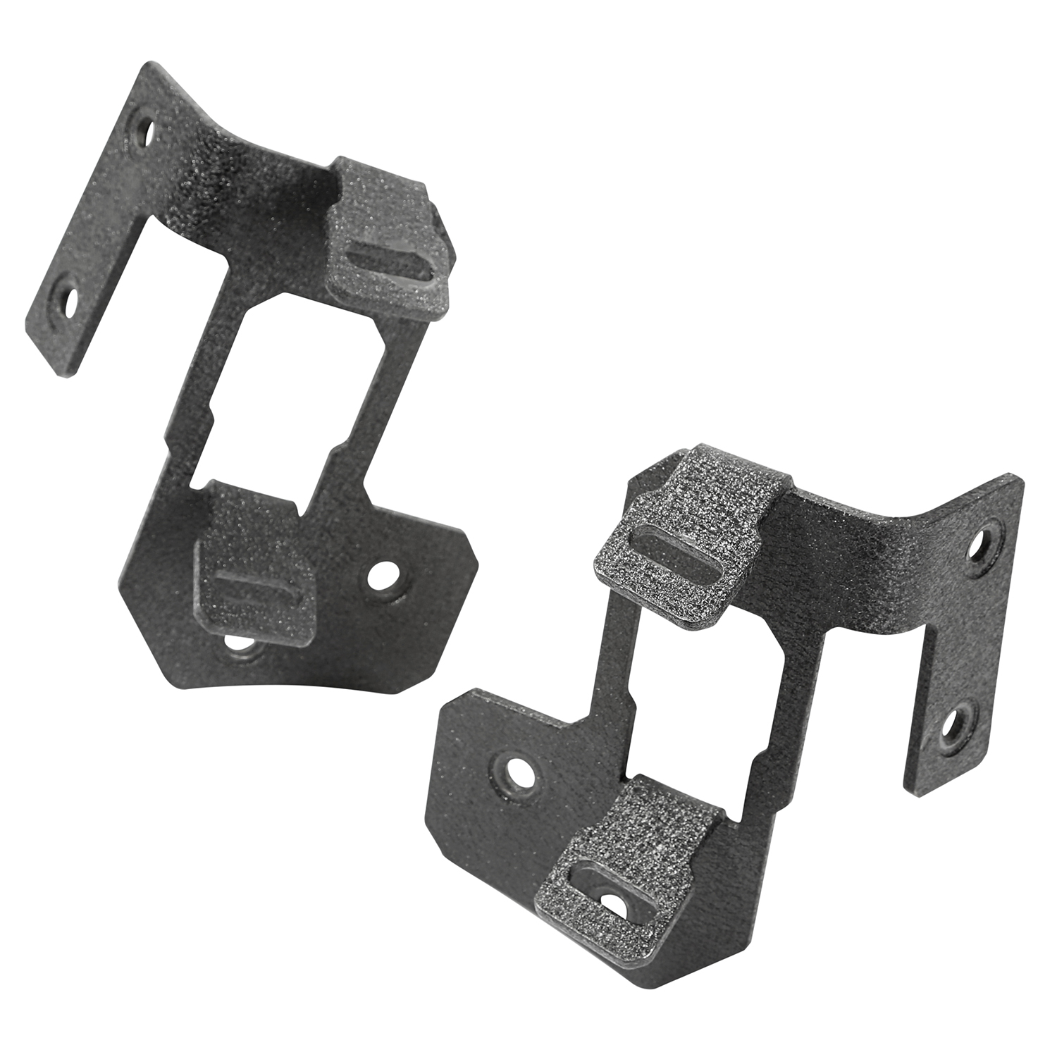 Light Mount, A Pillar, Textured Black; 07-18 Jeep Wrangler JK - 1