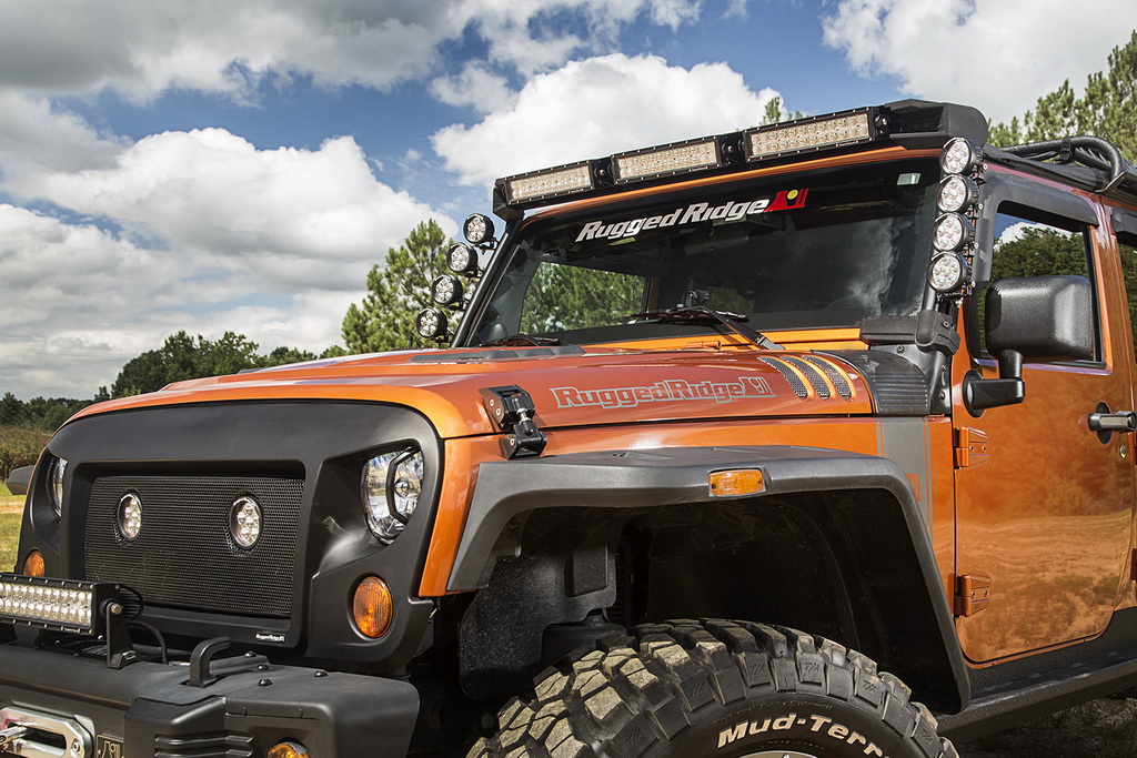 Elite Fast Track Light Bar, Windshield Mounted; 07-18 Jeep Wrangler JK - 3