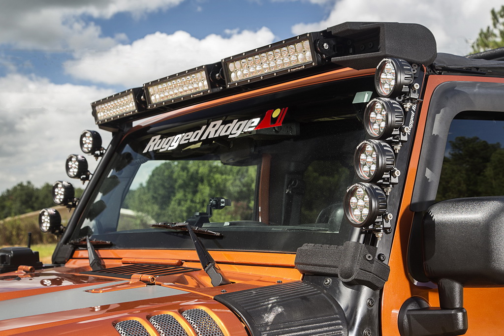 Elite Fast Track Light Bar, Windshield Mounted; 07-18 Jeep Wrangler JK - 4
