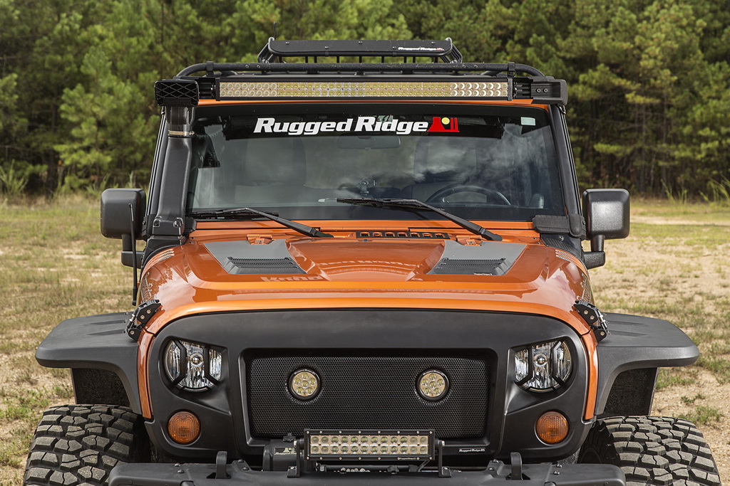 Elite Fast Track Light Bar, Windshield Mounted; 07-18 Jeep Wrangler JK - 8