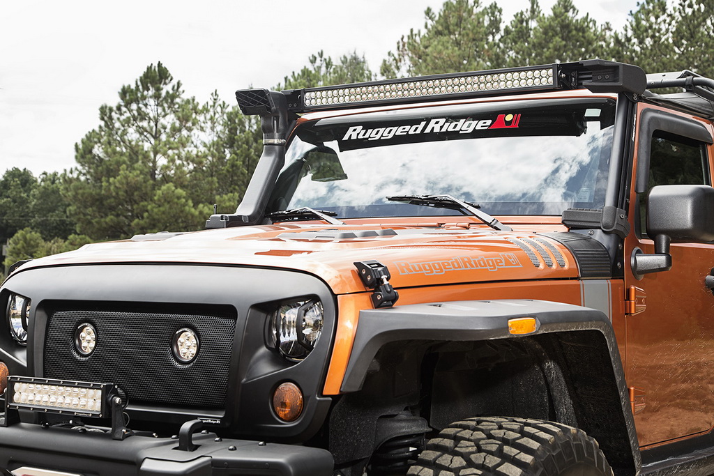 Elite Fast Track Light Bar, Windshield Mounted; 07-18 Jeep Wrangler JK - 9