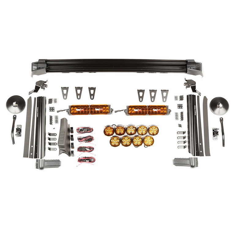 Elite Fast Track Kit, 2 Bars/9 Round; 07-18 Jeep Wrangler JK - 1