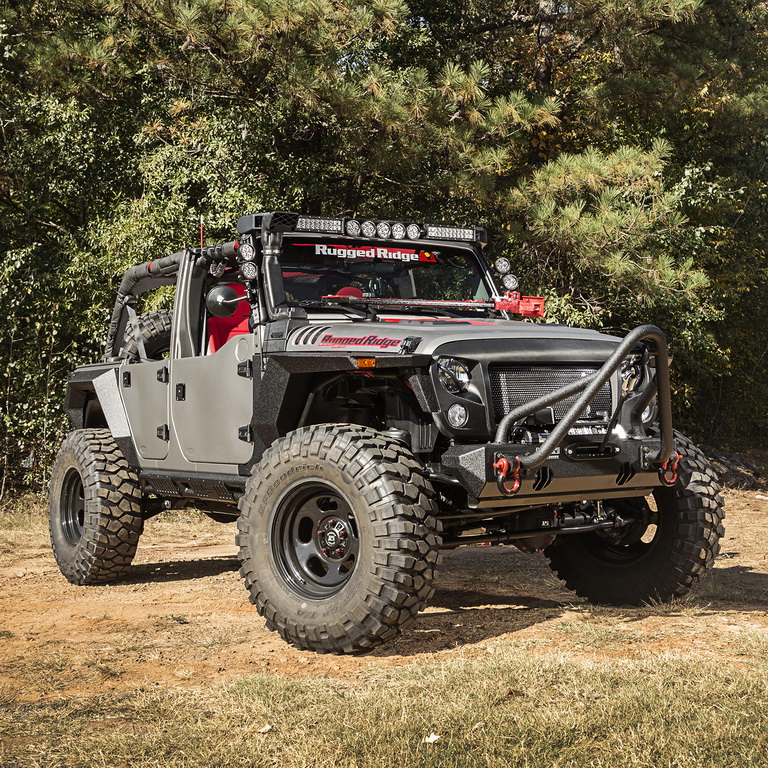 Elite Fast Track Kit, 2 Bars/9 Round; 07-18 Jeep Wrangler JK - 2