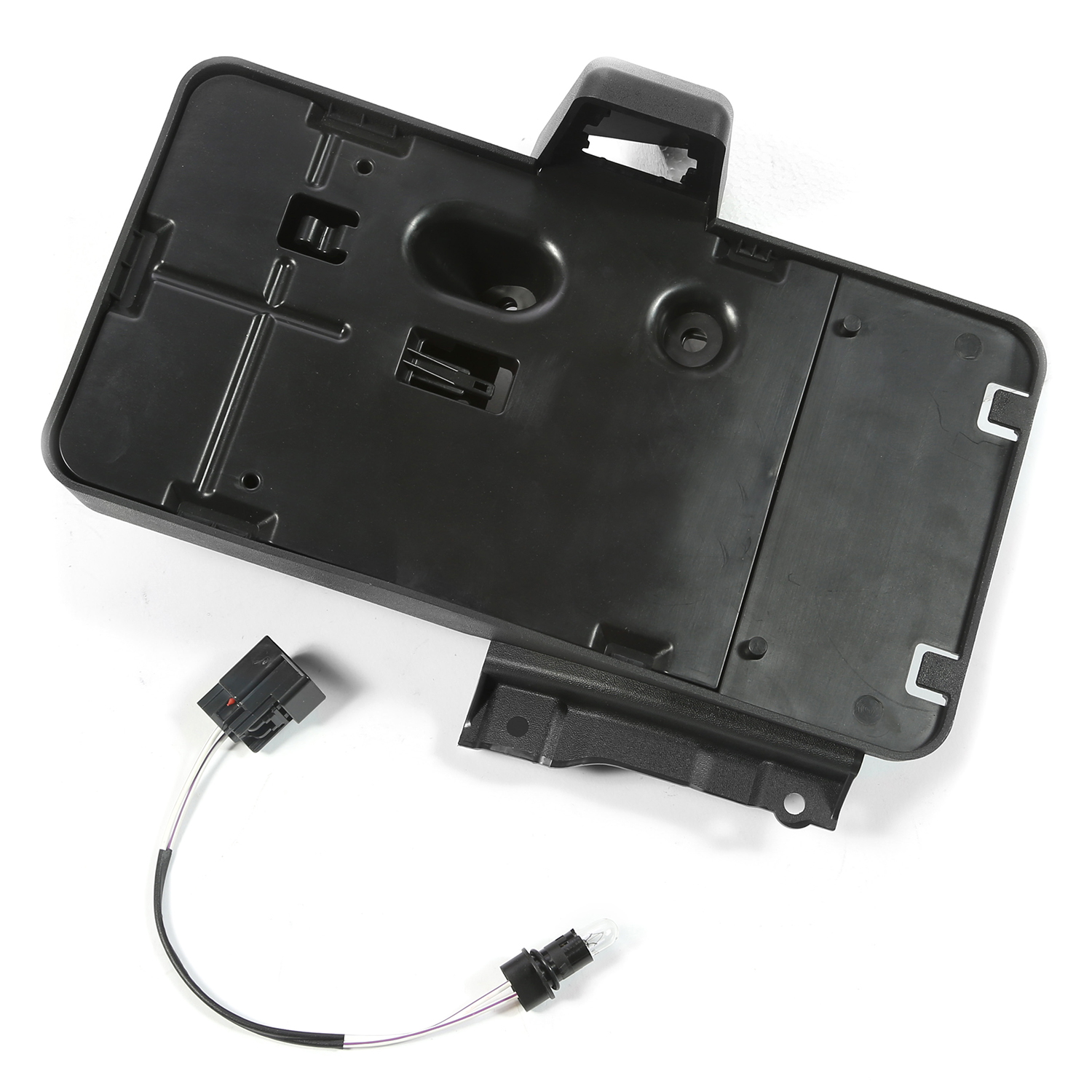 Mocowanie tablicy rejestracyjnej, czarne, 07-15 Jeep Wrangler JK