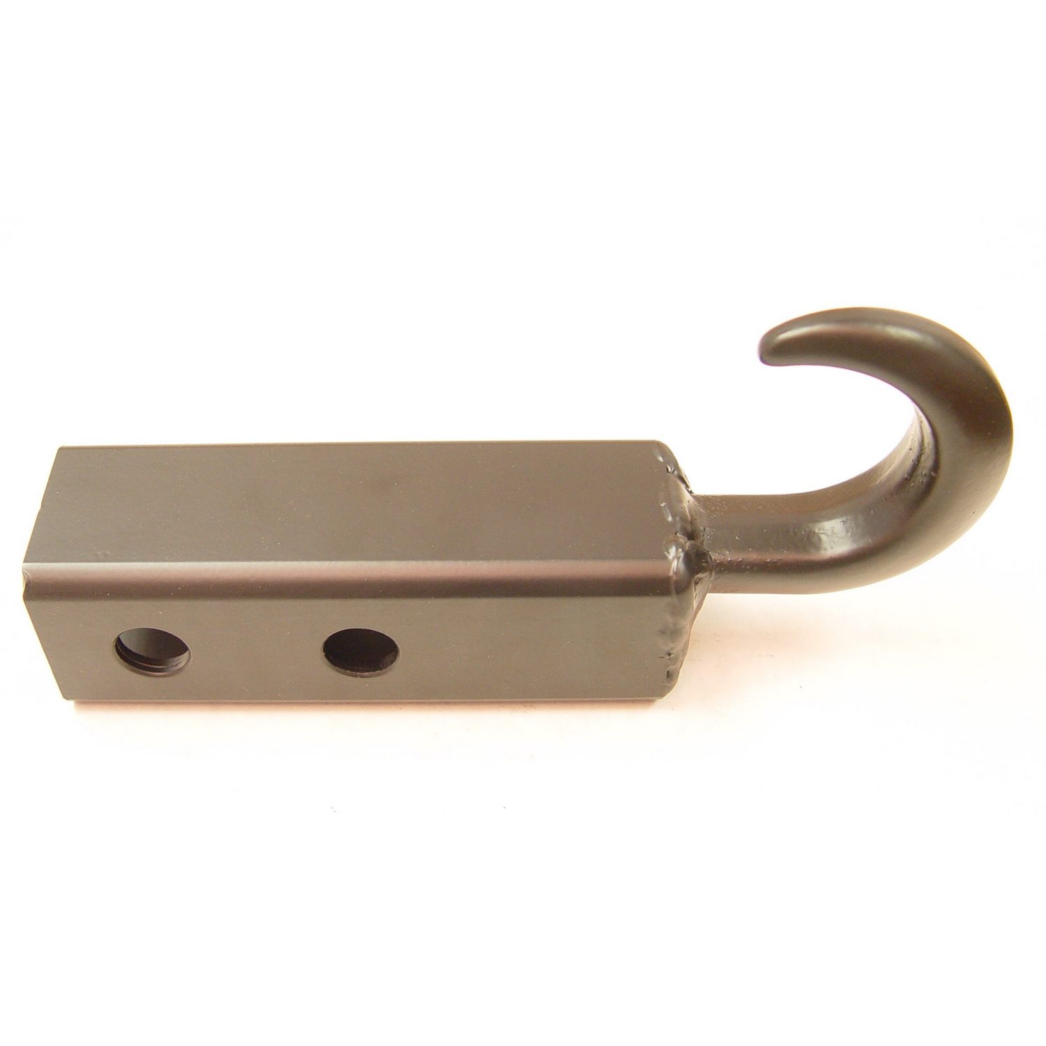 Tow Hook, 2 Inch Receiver Mounted, Black - 1