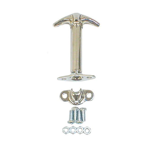Hood Catch, Chrome; 41-95 Jeep CJ/Wrangler YJ - 1