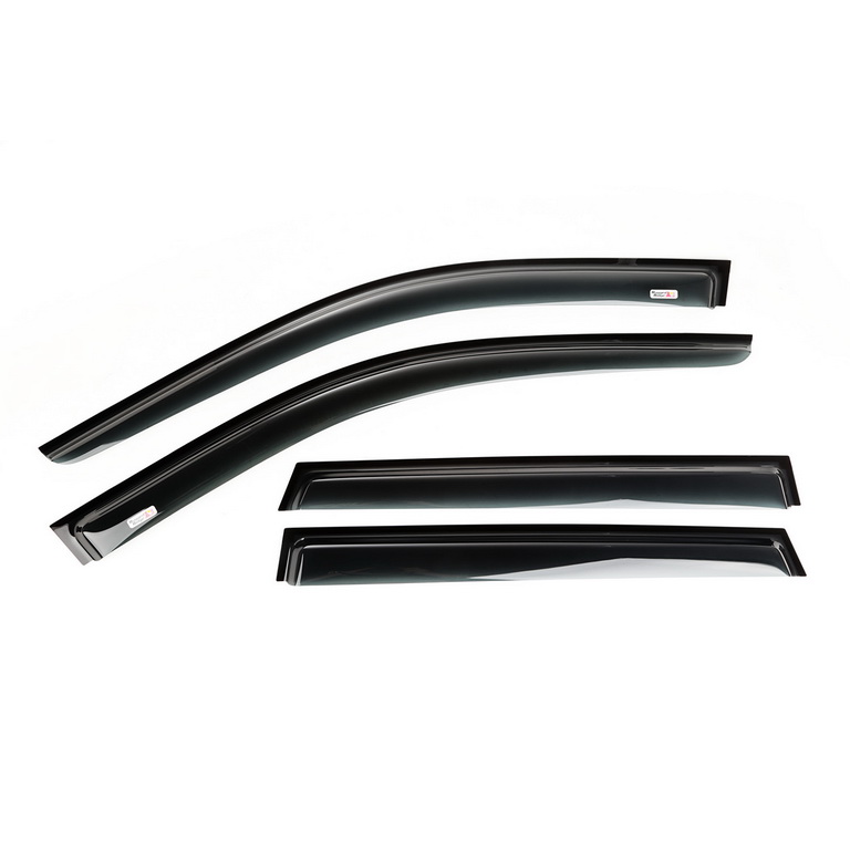 Zestaw owiewiek, 4-elementowy, czarny; 11-16 Jeep Grand Cherokee WK