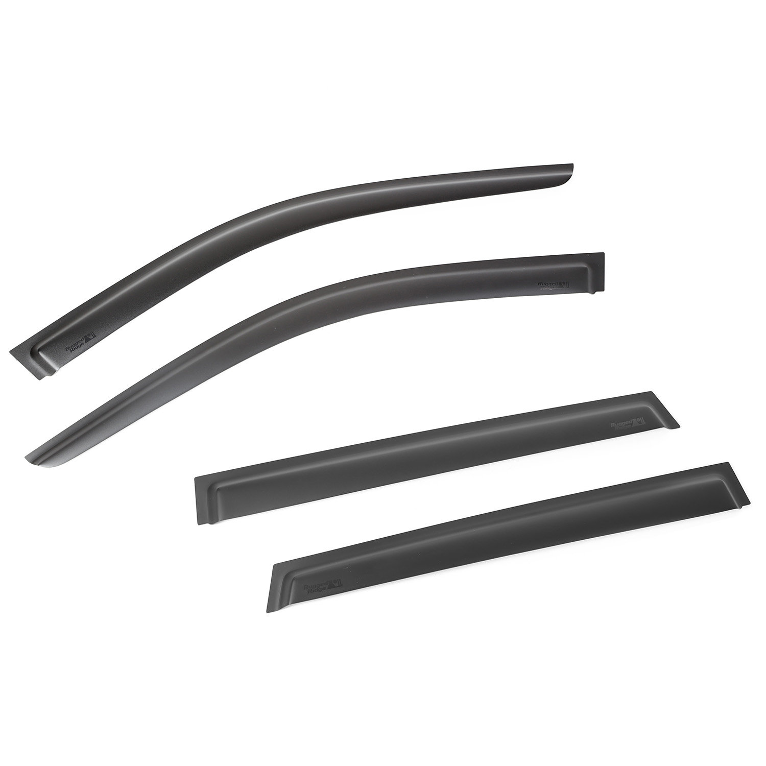 Zestaw owiewek, czarny mat; 11-13 Jeep Grand Cherokee WK