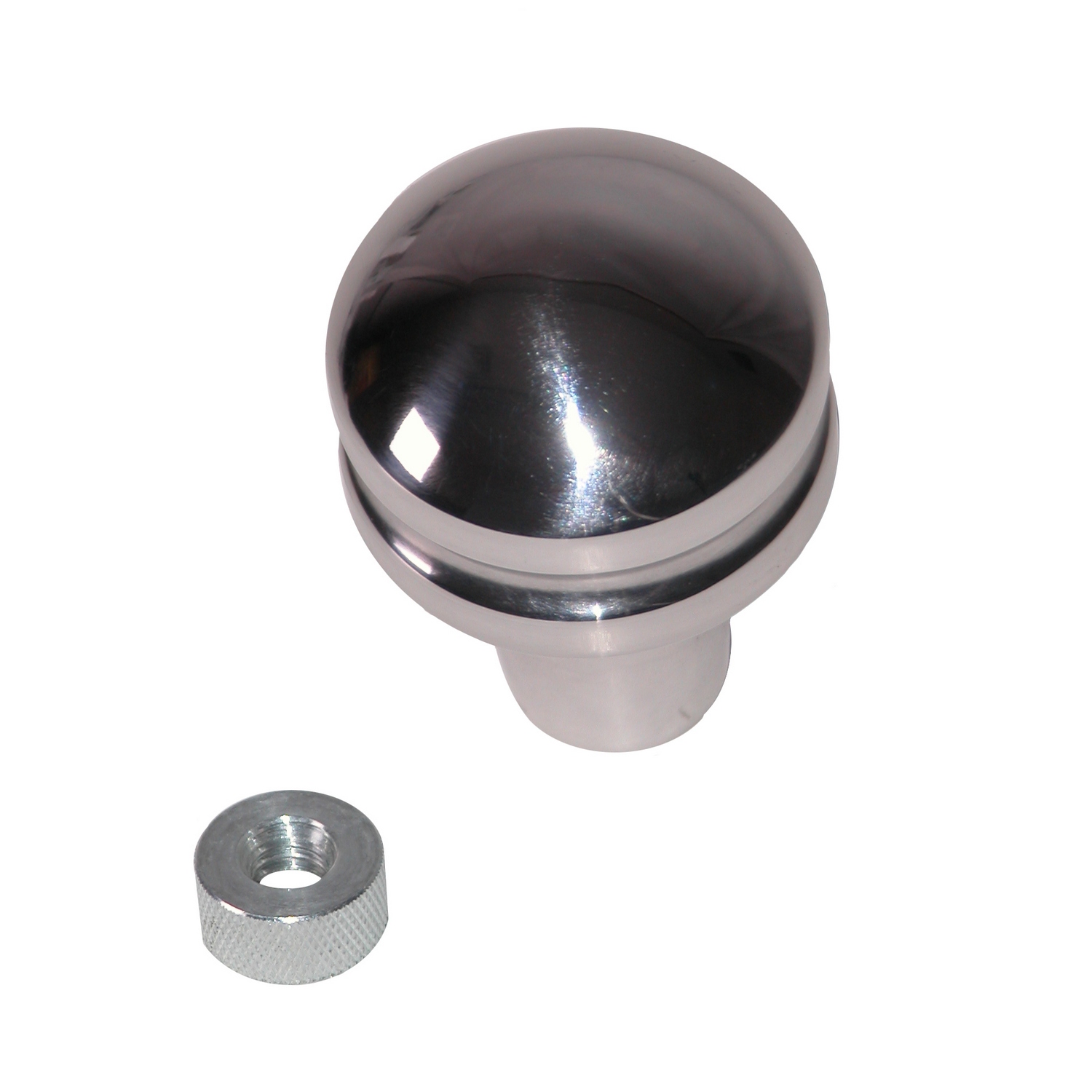 Transmission Shift Knob, Blank, Billet Aluminum; 80-95 CJ/Wrangler YJ - 1