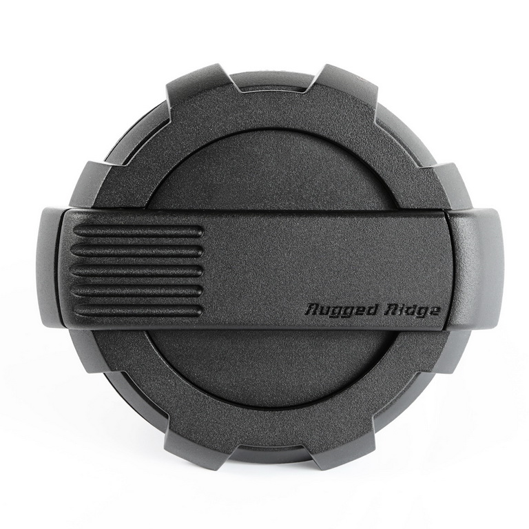 Elite Gas Cap Door, Non-Lock, Black; 07-18 Jeep Wrangler JK - 9