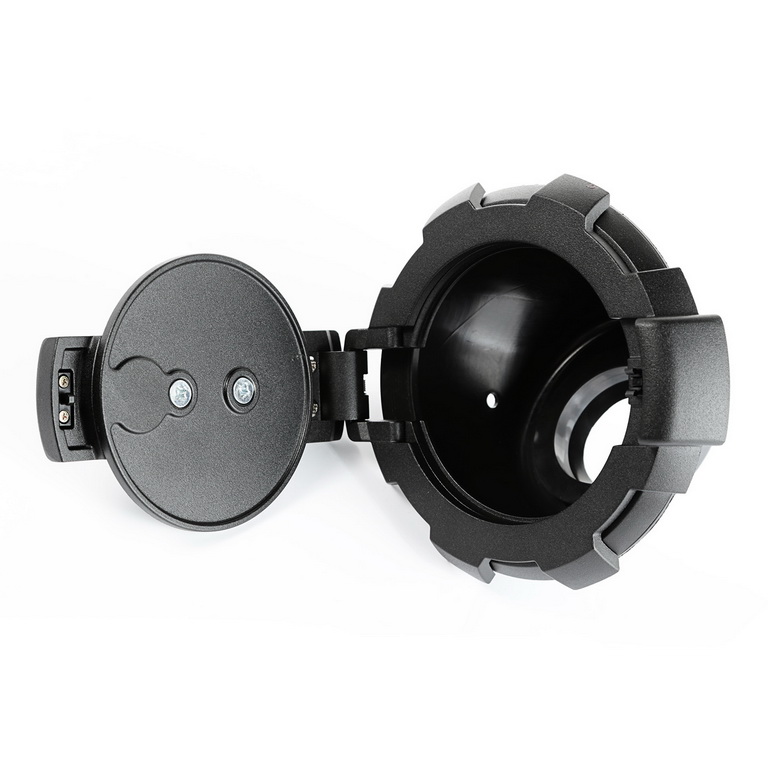 Elite Gas Cap Door, Non-Lock, Black; 07-18 Jeep Wrangler JK - 10