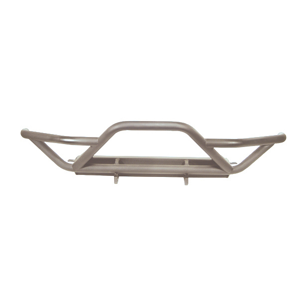 RRC Bumper, Front w/ Grille Guard, Titanium; 87-06 Jeep Wrangler YJ/TJ