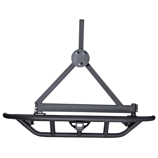 RRC Bumper Spare Tire Carrier, Rear, Black; 87-06 Jeep Wrangler YJ/TJ