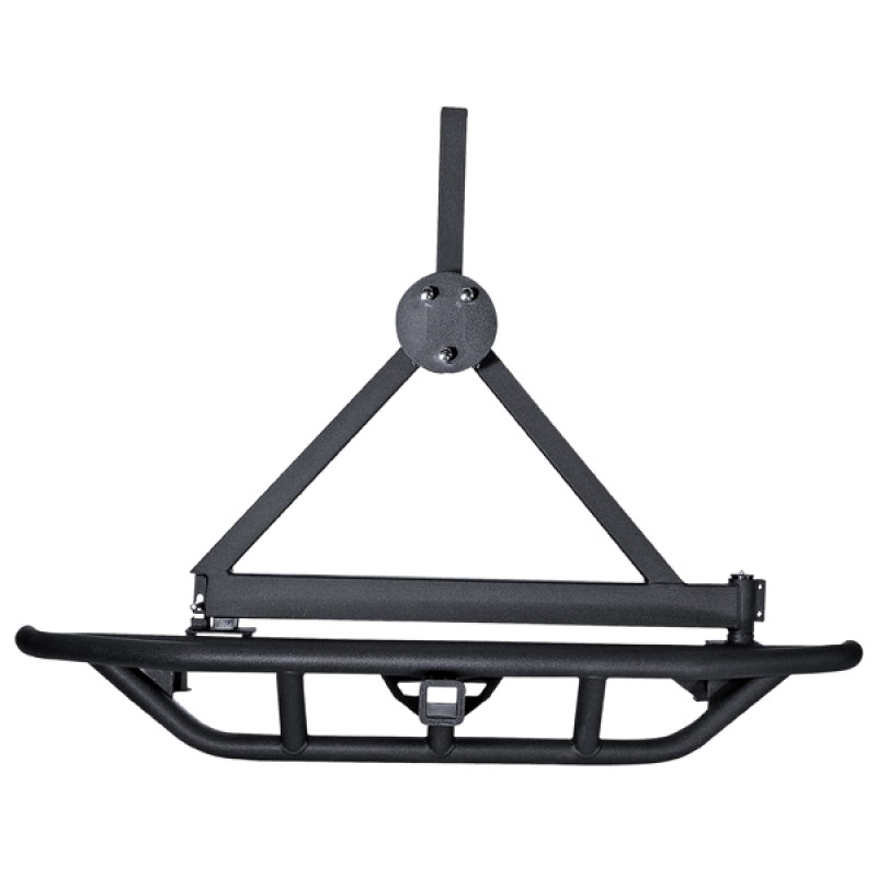 RRC Rear Bumper Tire Carrier, Titanium, 87-06 Jeep Wrangler