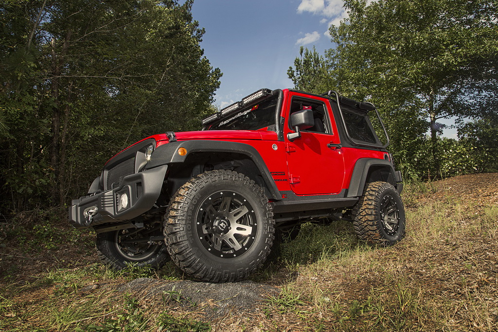Osłony nadwozia XHD Rock Sliders, Stalowe; 07-16 Jeep Wrangler JK, 2 drzwiowy - 6