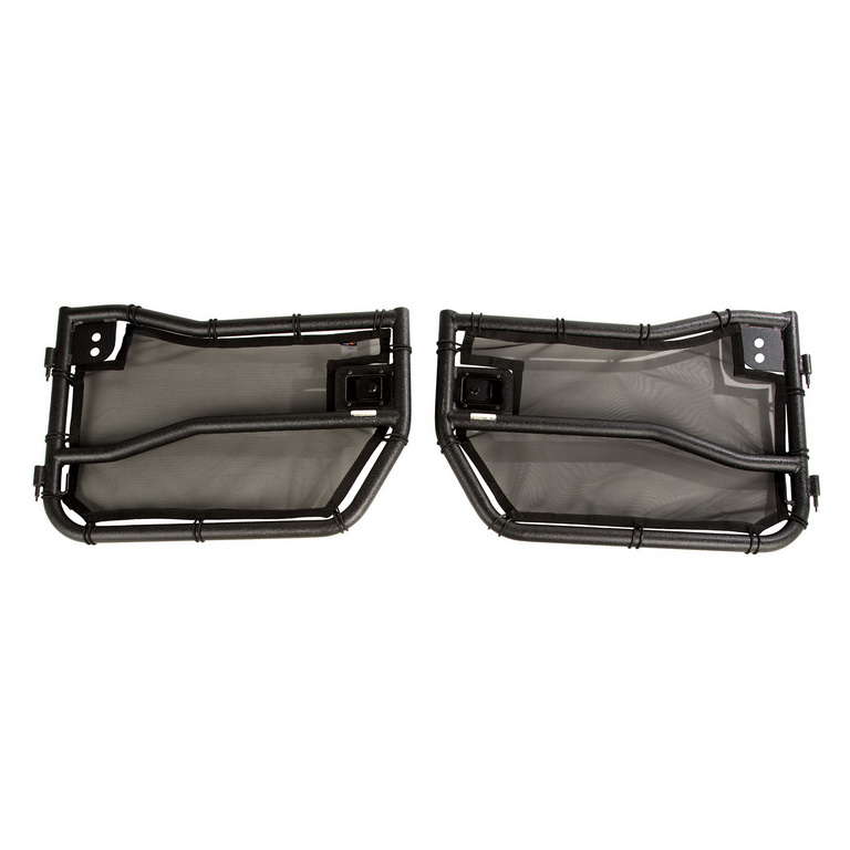 Tube Doors Kit, Front, Eclipse Covers; 07-18 Wrangler JK/JKU - 1