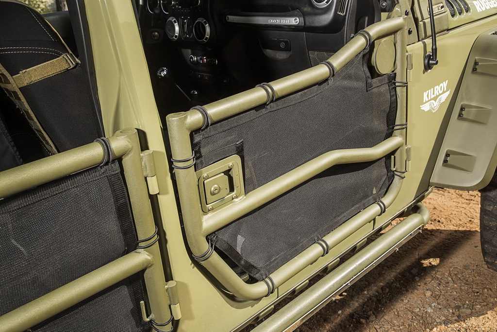 Tube Doors Kit, Front, Eclipse Covers; 07-18 Wrangler JK/JKU - 3