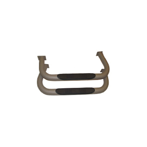 Tube Side Step, Titanium; 87-06 Jeep Wrangler YJ/TJ - 1