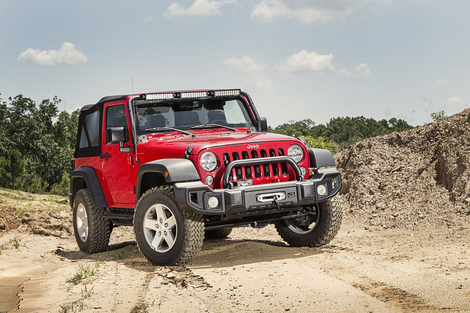 Spartacus Bumper Kit, Front, Satin Black; 07-18 Jeep Wrangler JK - 2