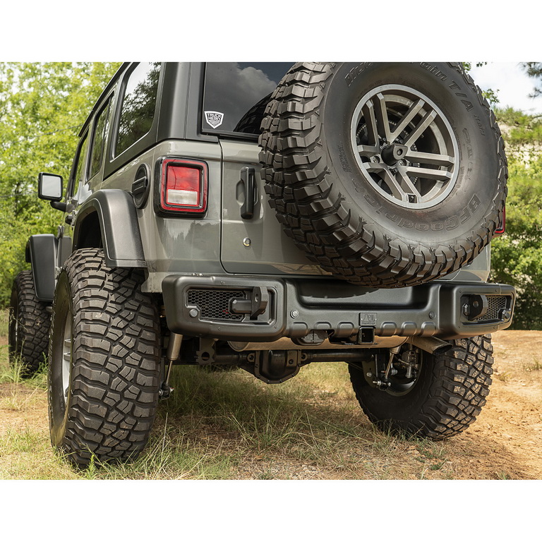 Spartacus Rear Bumper, Black, 18-21 Jeep Wrangler JL - 6
