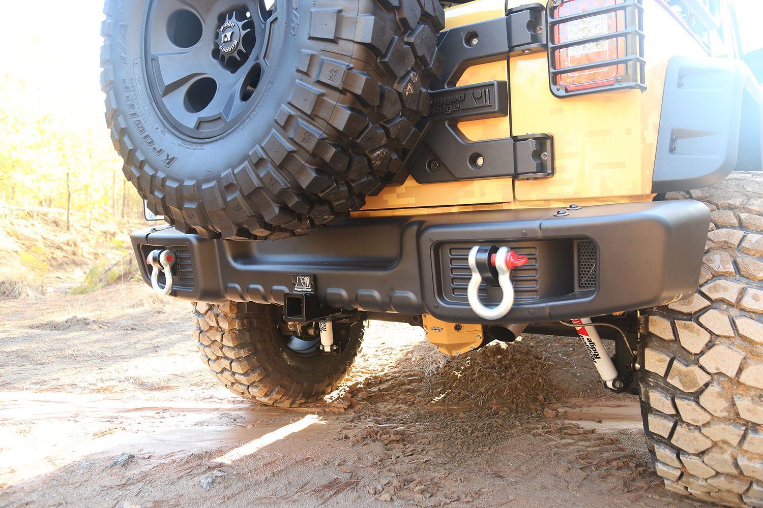 Spartacus Bumper, Rear, Black; 07-18 Jeep Wrangler JK - 3