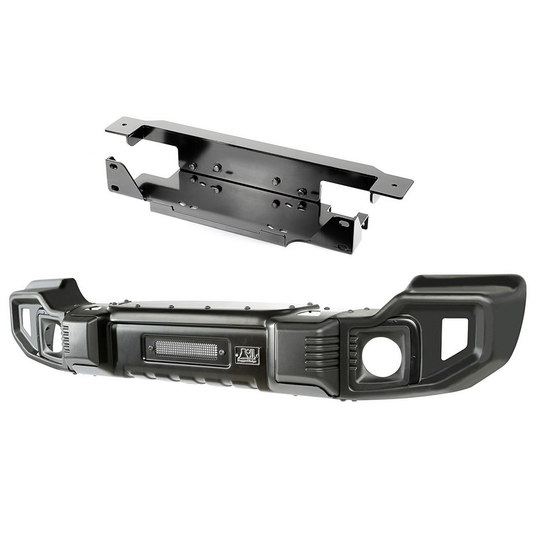 Spartacus Bumper Kit w/ Winch Plate; 07-18 Jeep Wrangler JK