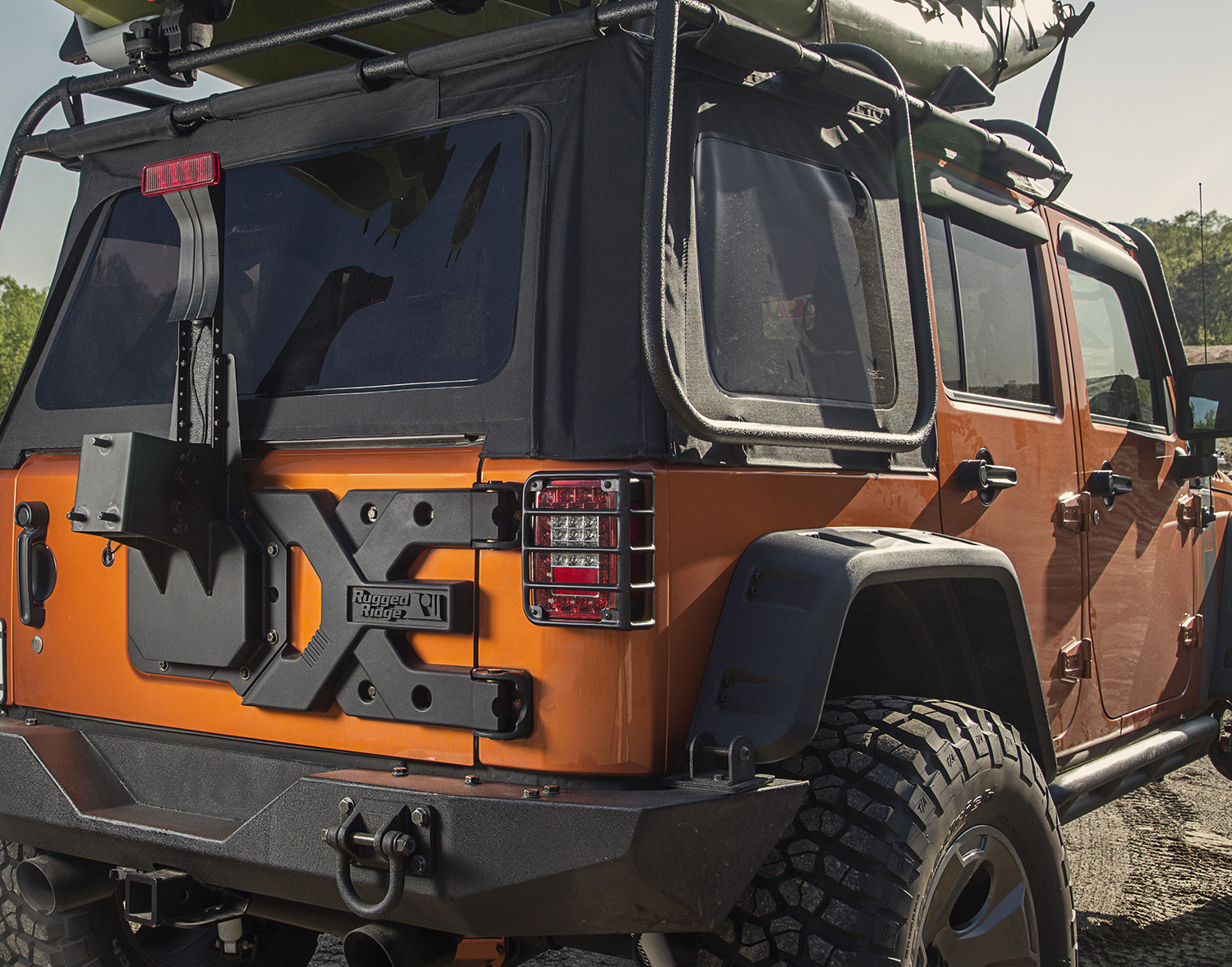 HD Tire Carrier Kit; 07-16 Jeep Wrangler JK - 5