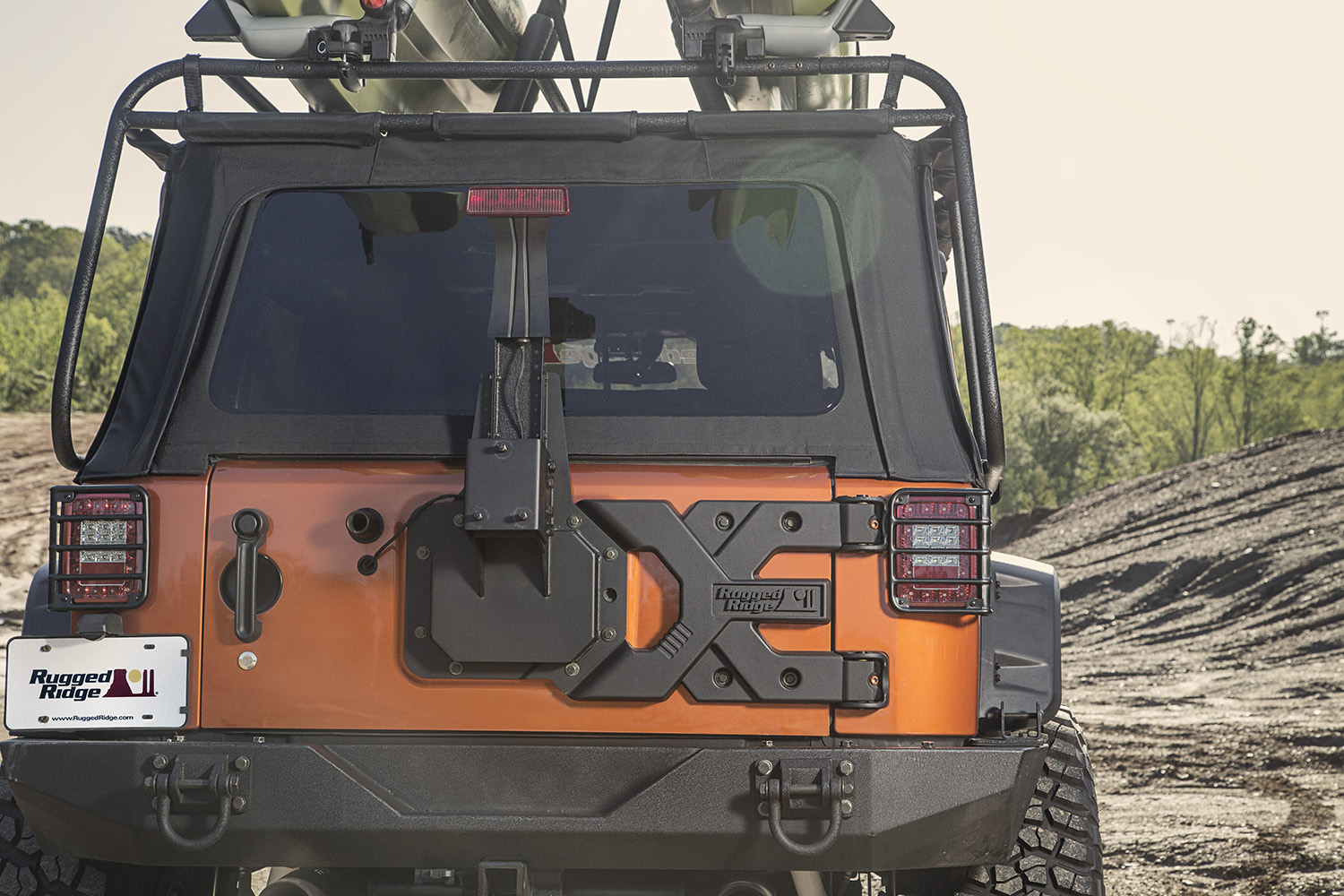 HD Tire Carrier Kit; 07-16 Jeep Wrangler JK - 6