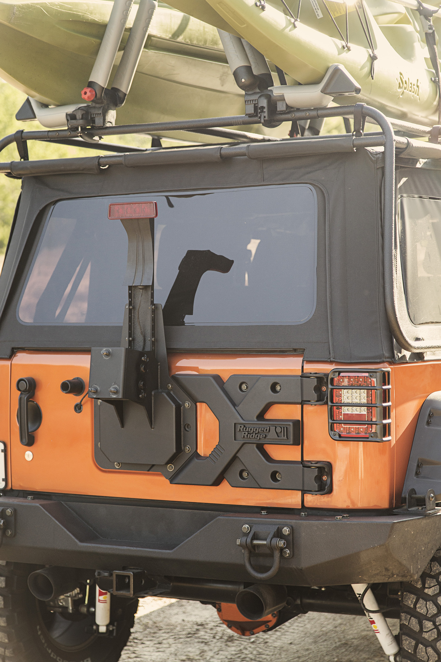 HD Tire Carrier Kit; 07-16 Jeep Wrangler JK - 7