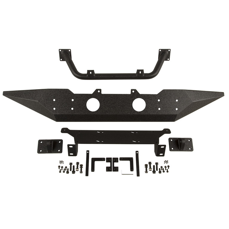 Spartan Bumper, Front, Standard Ends, Overrider; 07-18 Wrangler JK