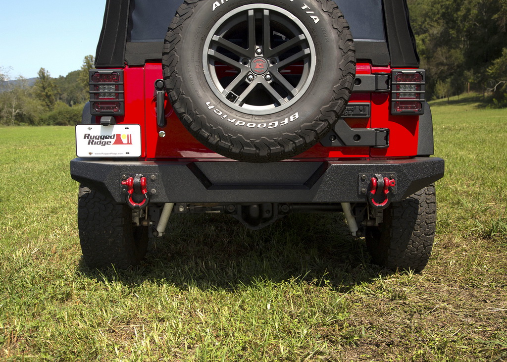 Spartan Bumper, Rear, Full Width; 07-18 Jeep Wrangler JK - 6