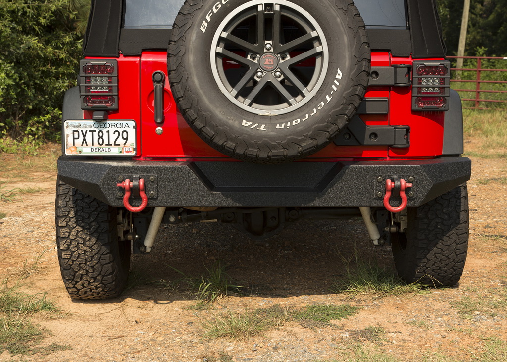 Spartan Bumper, Rear, Full Width; 07-18 Jeep Wrangler JK - 7
