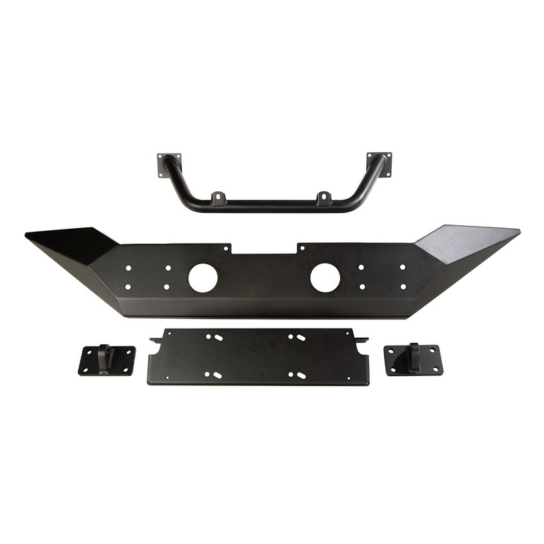 Spartan Bumper, High Clearance Ends, Overrider; 18-21 Wrangler / 20-21 Gladiator - 1