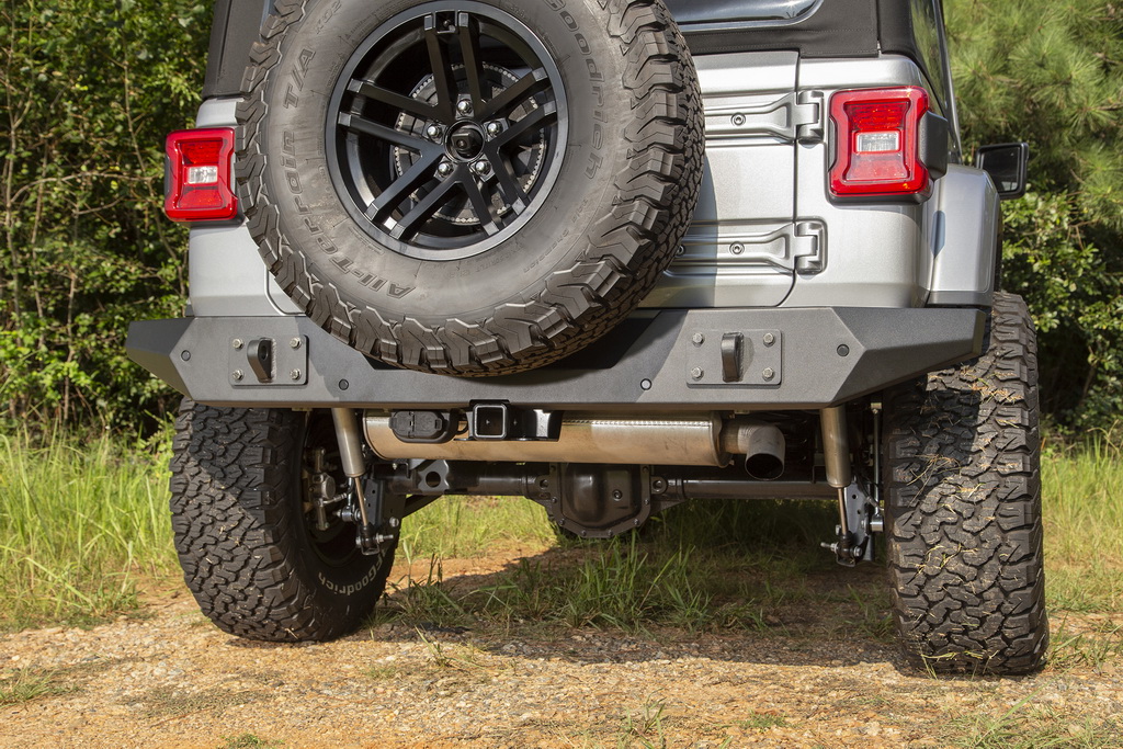 Spartan Rear Bumper, Full Width; 18-21 Jeep Wrangler JL - 5