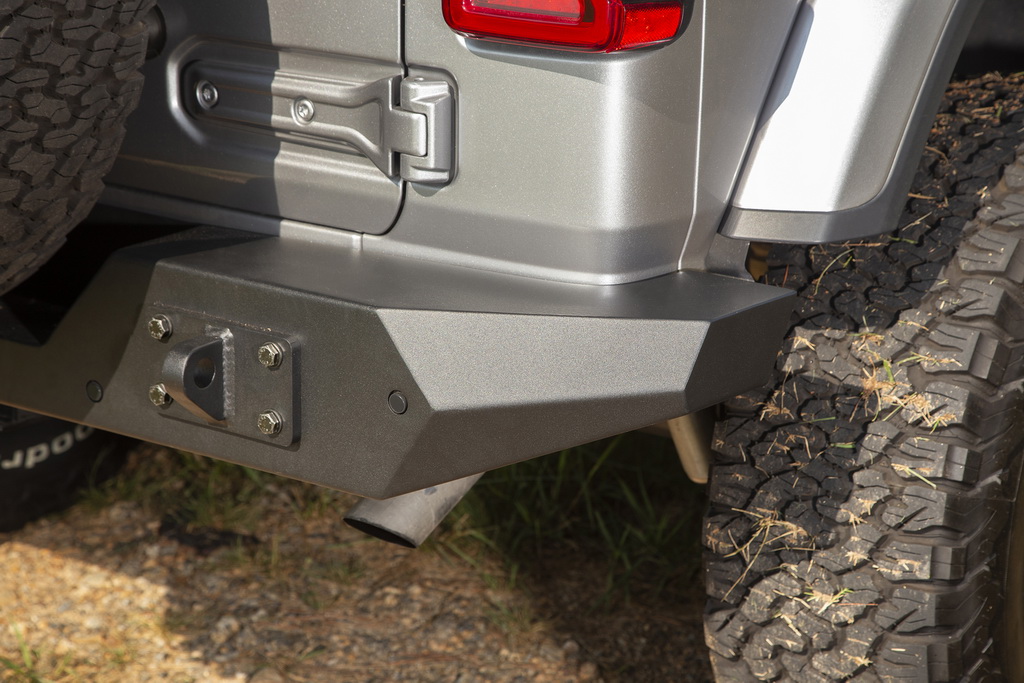 Spartan Rear Bumper, Full Width; 18-21 Jeep Wrangler JL - 6