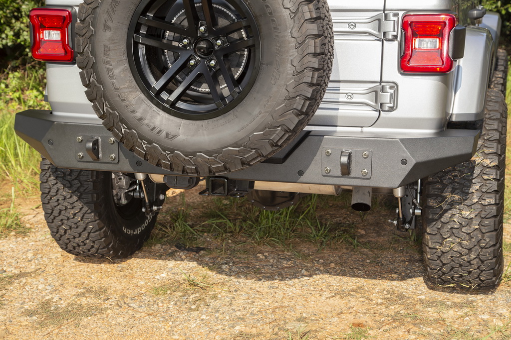 Spartan Rear Bumper, Full Width; 18-21 Jeep Wrangler JL - 7