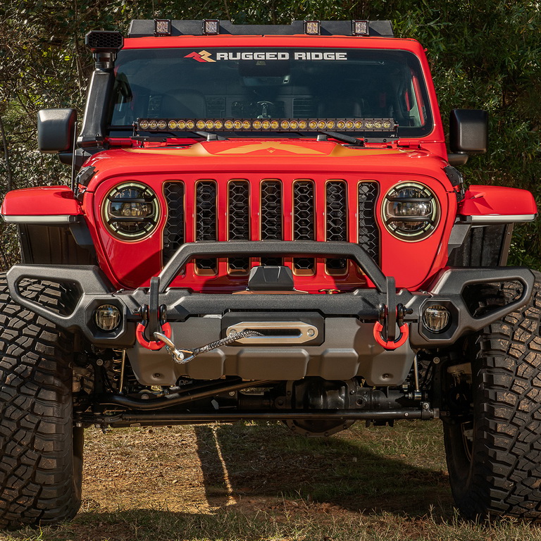 Venator Front Bumper Overrider, 18-21 Jeep Wrangler JL - 4
